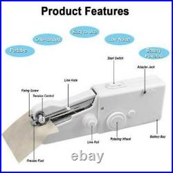 10 Set, Portable Cordless Electric Tailor Stitch Handheld Sewing Machine Kit, Lot