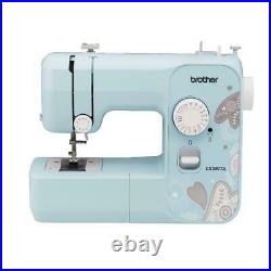 17-Stitch Full-size Sewing Machine Aqua Free-motion Sewing Jam Resistant DIY NEW