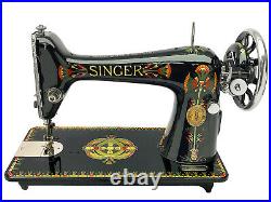 1925 SINGER 66 Lotus 66k Vtg Sewing Machine Restored & Fully Serviced by 3FTERS