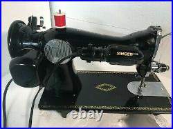 1950 Heavy Duty Singer 15-91 Sewing Machine Serviced, Tested Ready To Use