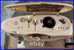 1961 Singer 500a Slant-o-matic Metal Sewing Machine With Lots Of Attachments