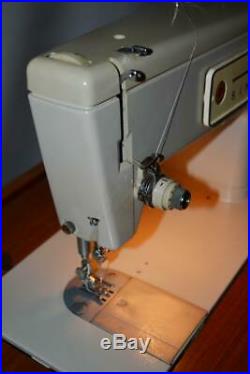 60s Singer 449 Sewing Machine in Danish Style Teak Sideboard Cabinet PL3400