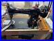 All Original Singer Leather and Canvas Sewing Machine. Totally Refurbished. MC
