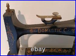 Antique Domestic Treadle Sewing Machine #1810699