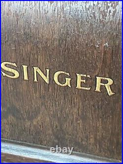 Antique Singer Sewing Machine Box