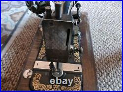 Antique Western Electric Sewing Machine Bentwood Case