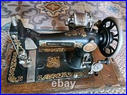 Antique Western Electric Sewing Machine Bentwood Case