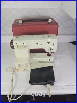BERNINA 807 MINIMATIC SEWING MACHINE With Case Extension Arm Pedal