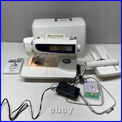 BROTHER PC-6500 Pacesetter SEWING MACHINE with Cover Pedal Embroidery Hoop