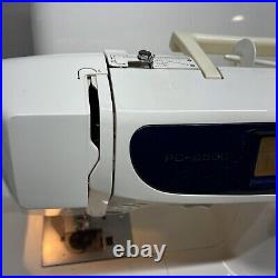 BROTHER PC-6500 Pacesetter SEWING MACHINE with Cover Pedal Embroidery Hoop