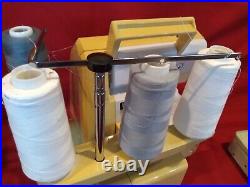 Baby Lock BL4-736 Serger Machine IN Carrying Case TESTED NICE FREE SHIPPING