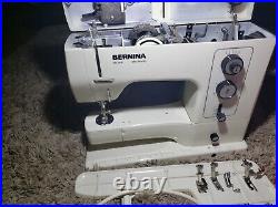 Bernina 830 Record Electronic Sewing Machine, Case, Pedal, & Accessories