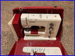 Bernina 830 Record Sewing Machine In Hard Case, complete, very nice condition