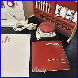 Bernina 900 Nova Sewing Machine With Accessories and original Manual in Case