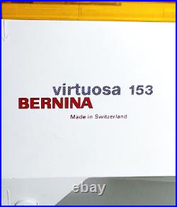 Bernina Virtuosa 153 Quilters Edition Computerized SEWING MACHINE CPS System