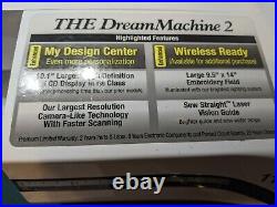 Brother Dream Machine II Sewing & Embroidery Machine Excellent Condition XV8550D