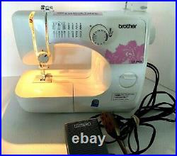 Brother Electric Sewing Machine Model LX-3125 White with Foot Pedal TESTED