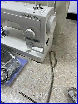 Brother Nouvelle PQ 1500S High Speed Straight Stitch Sewing Machine With Cover
