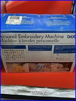 Brother PE-150 Computerized Embroidery Sewing Machine W Original Box CD Extras