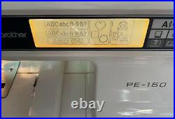Brother PE-150 Computerized Embroidery Sewing Machine WithNew Hoop EC WORKS