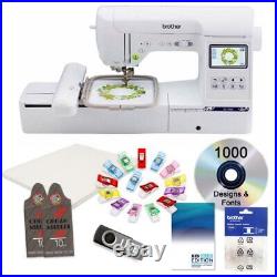 Brother SE1900 Embroidery & Sewing Machine Combo with BES Blue Bonus Bundle