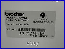 Brother XR3774 37-Stitch Sewing and Quilting Machine with Wide Table
