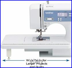 Brother Xr9550prw Sewing Machine+table+hard Case+25 Year Limited Warranty