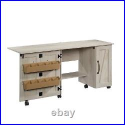 Craft Table Sewing Storage Cabinet Rolling Sewing Machine Table Sewing Table