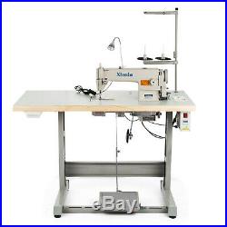 DDL-8700 Sewing Machine with Table+Servo Motor+Stand&Lamp Industrial 550W Manual