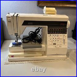 ELNA 6000 SEWING MACHINE WithINSTRUCTIONS And Accessories, ETC
