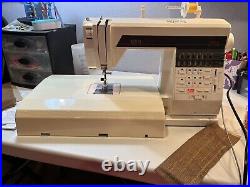 ELNA 6000 SEWING MACHINE WithINSTRUCTIONS And Accessories, ETC