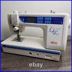 Elna Pro Quilters Dream 7200 Sewing Machine WithBag & Extras READ
