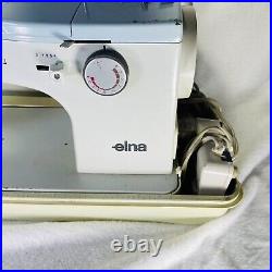 Elna SU 64C Sewing Machine With Case And Foot Pedal Elna Super 64 C Elnasuper