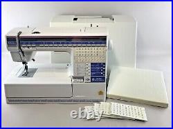 HUSQVARNA VIKING #1+ 300 ELECTRONIC EMBROIDERY SEWING MACHINE with Cover & Peddle