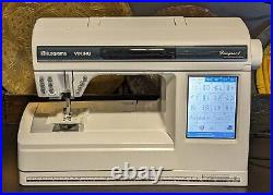 HUSQVARNA VIKING DESIGNER 1 SEWING EMBROIDERY MACHINE with Case & Accessories