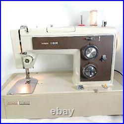 Hard to find Kenmore 158 Sewing Machine with Pedal. TESTED WORKING Great Condition