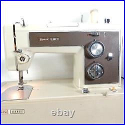 Hard to find Kenmore 158 Sewing Machine with Pedal. TESTED WORKING Great Condition
