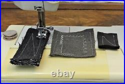 Heavy Duty NECCHI 10 Stitch Sewing Machine SERVICED Canvas Denim Leather