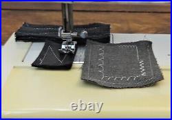 Heavy Duty NECCHI 10 Stitch Sewing Machine SERVICED Canvas Denim Leather