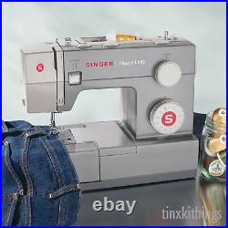 Heavy Duty Sewing Machine Stainless Steel Metal High Speed Stitch Home Singer US