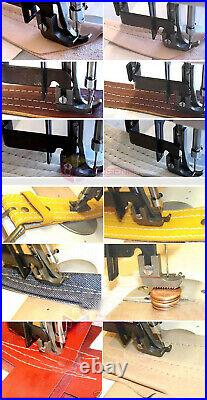 Heavy Duty Walking Foot Zigzag Stitch 7''inch Arm Leather Fur Sewing Machine