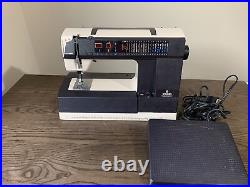 Husqvarna Viking 940 Sewing Machine Tested Working with Foot Pedal Look Read