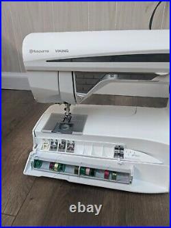Husqvarna Viking Designer Diamond Sewing Machine with Embroidery Unit and EXTRAS