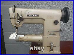 Industrial Sewing Machine Model Nakajima 321, cylinder, Leather