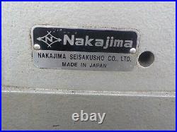 Industrial Sewing Machine Model Nakajima 321, cylinder, Leather