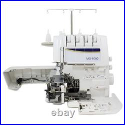 JUKI MO-1000 MO 1000 2/3/4 Air Threading Overlock Serger Sewing Machine + Bonus