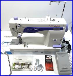 Janome 1600P Sewing Machine with Manual, Pedals, Cover & Free Motion Foot