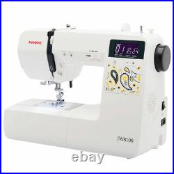 Janome JW 8100 JW8100 Fully-Featured Computerized Sewing Machine + Warranty