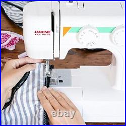 Janome MOD-15 Easy-to-Use Sewing Machine with 15 Stitches Adjustable Stitch L