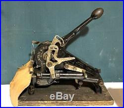Junker & Ruh SD-28 Leather Craft Stitcher Hand Sewing Machine Tool Tested